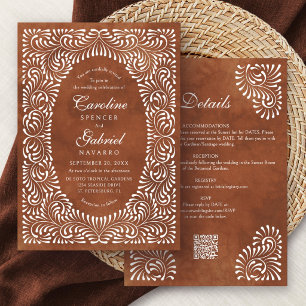 Invitation Talavera Terre Cuite Mariage Fiesta