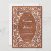 Invitation Talavera Terre Cuite Mariage Fiesta (Devant)