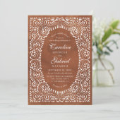 Invitation Talavera Terre Cuite Mariage Fiesta (Debout devant)