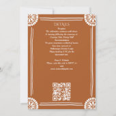 Invitation Talavera terre cuite mariage mexicain (Dos)