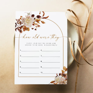 Invitation TALIA Boho Sec Floral Quel Âge Ont-Ils Joué