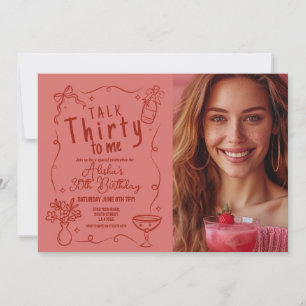 Invitation Talk Thirty To Me Photo 30th Night Out Anniversair