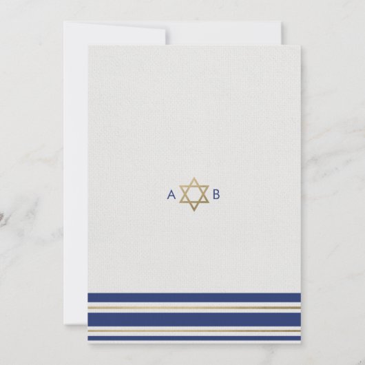 Invitation Tallit Bar Mitzvah (Dos)