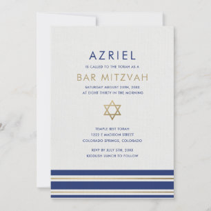 Invitation Tallit Bar Mitzvah