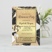 Invitation Talons de parties scintillant, Ballons, Partie de  (Debout devant)