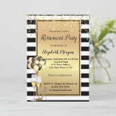 Invitation Talons d'or, Verre, Ballons, Partie de retrait des (Debout devant)