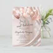 Invitation Talons hauts, Ballons d'or Rose 80e anniversaire (Debout devant)