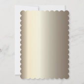 Invitation Talons hauts, Robe, Champagne Bleu 50 ans  (Dos)