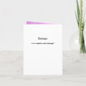 Invitation Talons Rose Clair Fabuleux Anniversaire 2 (Dos)