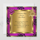 Invitation Talons roses fabuleux 50 prunelle Lustre Corset en (Dos)