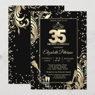 Invitation Talons scintillants Tiara Diamants Tourbillons 35e