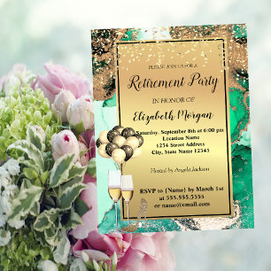 Invitation Talons verts, Ballons, Retraite de marbre vert