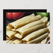 Invitation tamales maison (Devant / Derrière)