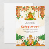 Invitation tamoul du réchauffement climatique Telu (Devant / Derrière)