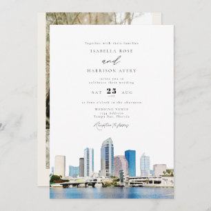 Invitation TAMPA BAY Floride Destination Voyage Skyline