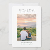 Invitation Tampa Mariage Floride Enregistrer la date (Dos)