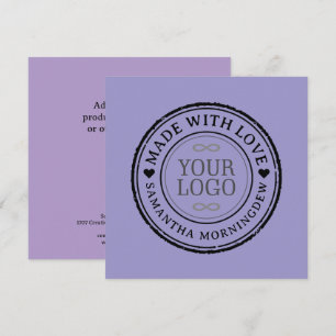 Invitation Tampon - VOTRE TEXTE & LOGO 2