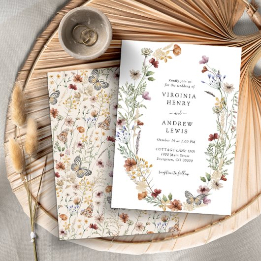 Invitation Tan Boho
