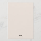 Invitation Tan Ethereal Bloom Wedding (Dos)