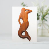 Invitation tan lookout mermaid (Debout devant)