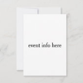 Invitation tan lookout mermaid (Dos)