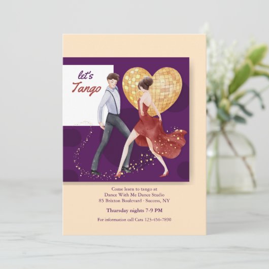 Invitation Tango (Debout devant)