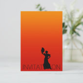 Invitation Tango Flamenco Parti de danse latine (Debout devant)