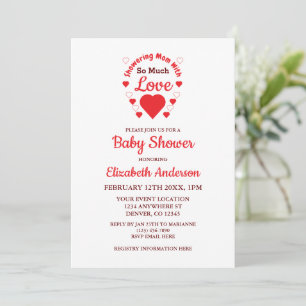 Invitation Tant de Baby shower d'amour