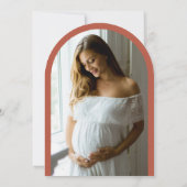 Invitation Tant de bonnes raisons | Baby shower d'automne (Dos)