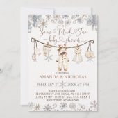 Invitation Tant de plaisir d'hiver Bébé Shower (Devant)