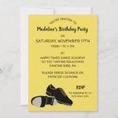 Invitation Tap Dance Chaussures Danser Fête À Thème (Devant)