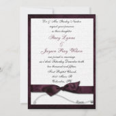 Invitation Tape-à-l'oeil de Bourgogne (Dos)