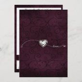 Invitation Tape-à-l'oeil de Bourgogne (Devant / Derrière)