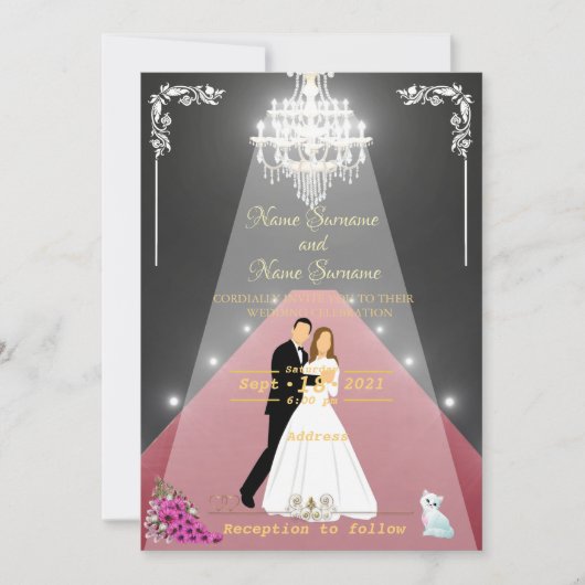 Invitation Tapis rouge (Devant)