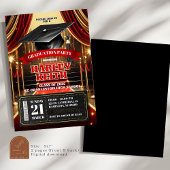 Invitation Tapis Rouge Hollywood Remise des Diplômes Lycée
