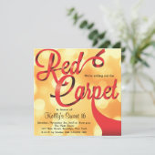 Invitation Tapis rouge Hollywood Sweet 16 Anniversaire Invita (Debout devant)