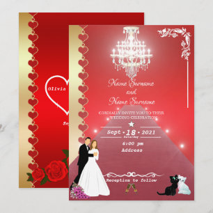 Invitation Tapis rouge-lustre