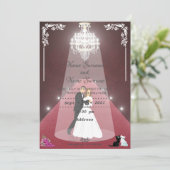 Invitation Tapis rouge-lustre (Debout devant)