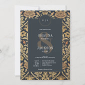 Invitation Tapisserie victorienne William Morris Floral Maria (Devant)