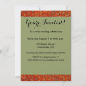 Invitation Tapisseries Unicorne Lady Legend Médiéval (Devant)