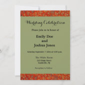 Invitation Tapisseries Unicorne Lady Legend Médiéval (Devant)