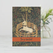 Invitation Tapisseries Unicorne Tapisserie classique (Debout devant)