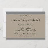 Invitation Tapisseries Unicorne Trouvé Légende Mythique (Dos)