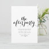Invitation tardive du Mariage d'After Party (Debout devant)