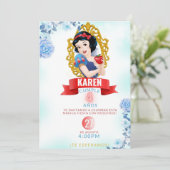Invitation Targeta digital de blanca nieves (Debout devant)