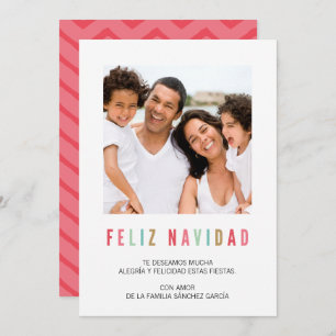 Invitation Tarjetas Navideñas de Foto   Saludos Coloridos