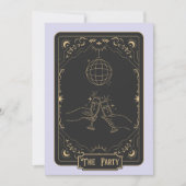 Invitation Tarot Mystic Bachelorte Party (Devant)