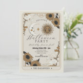 Invitation Tarot Sun Moon Aligner les esprits d'Halloween (Debout devant)