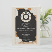 Invitation Tarot Wheel of Fortune Celestial Baby Shower (Debout devant)