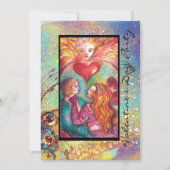 Invitation TAROTS DE L'OMBRE PERDUE, AMANTS Saint-Valentin (Devant)